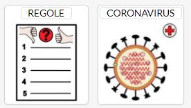 Regole contro il Coronavirus in disegni e in CAA